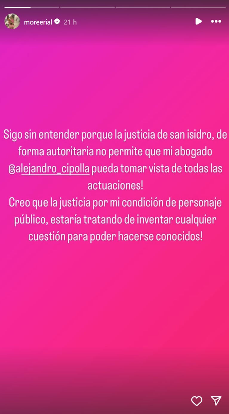 Morena apuntó contra la Justicia de San Isidro.