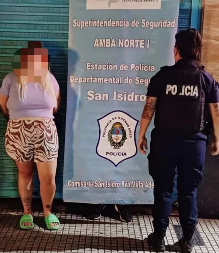 Morena detenida en San Telmo.