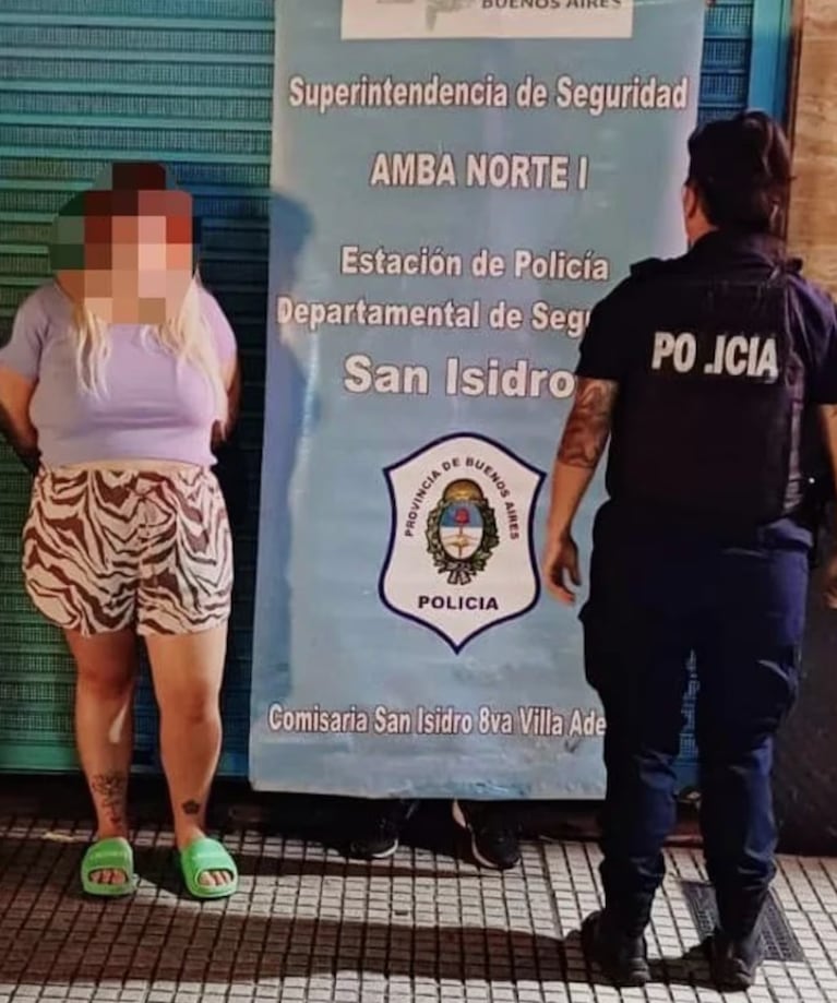 Morena detenida en San Telmo.