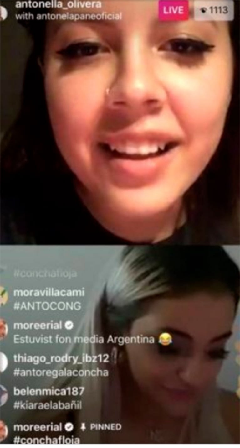 Morena Rial interrumpió un live de la amante de Ambrosioni con insultos y reclamos: "Sabías que tenía un hijo"