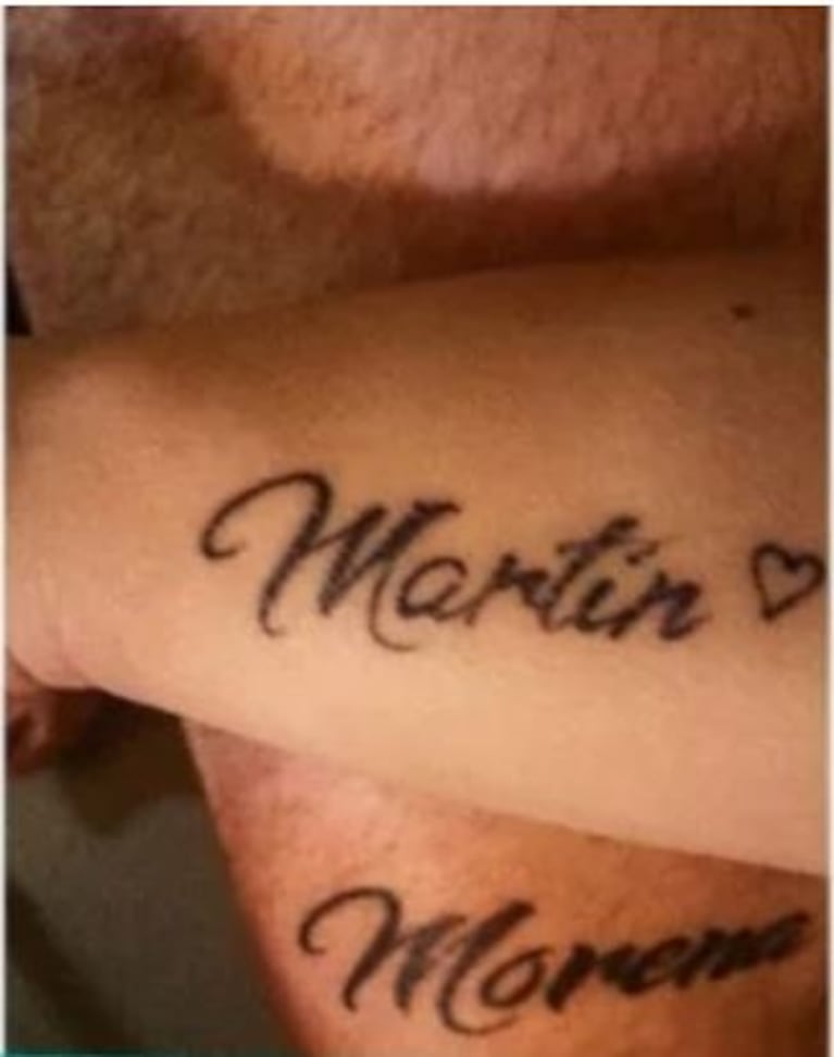 Morena Rial se tapó el tatuaje con el nombre de su exnovio