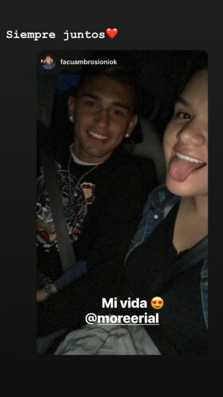 Morena Rial viajó con su novio a Córdoba para disfrutar de su embarazo en familia: "Los amo"