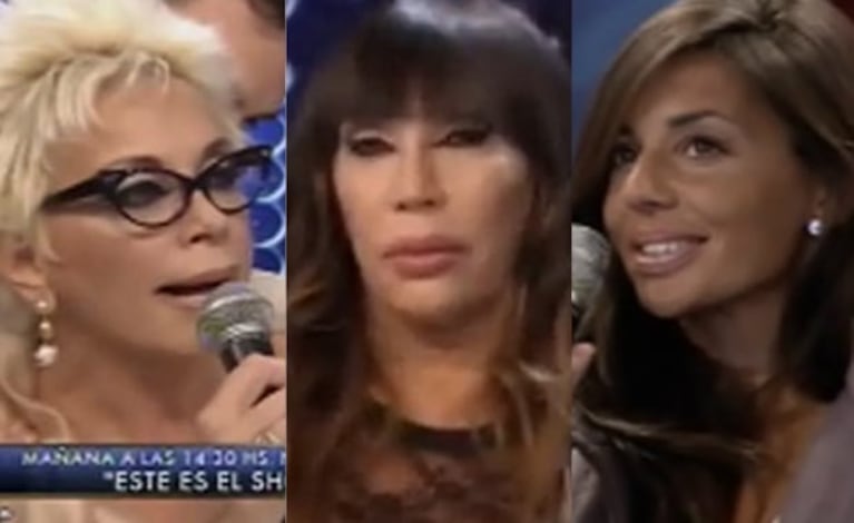 Moria Casán ácida con Carmen Barbieri… y con la doctora sexy.