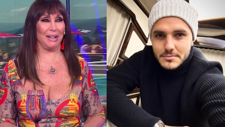 Moria Casán destrozó a Mauro Icardi y puso en escena a la China Suárez