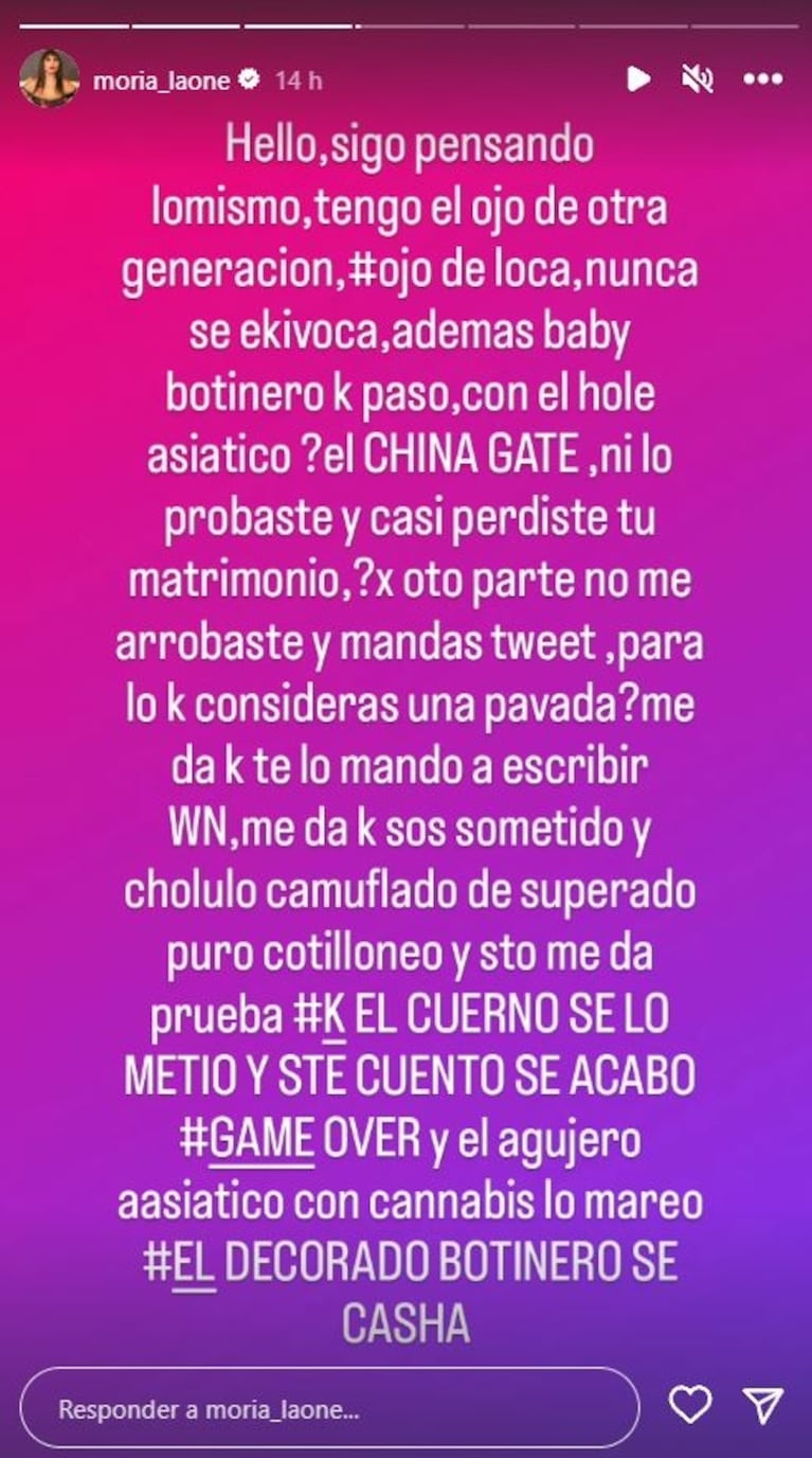 Moria Casán destrozó a Mauro Icardi y puso en escena a la China Suárez: "¿Qué pasó con el agujero asiático?"