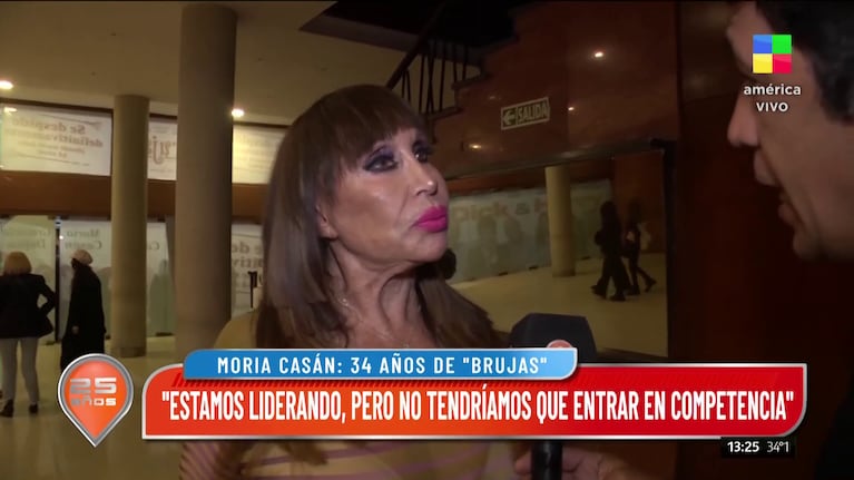 Moria Casán habló en Intrusos.