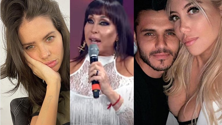 Moria Casán opinó sin filtro sobre el escándalo que tiene como protagonistas a Wanda Nara, Mauro Icardi y China Suárez.