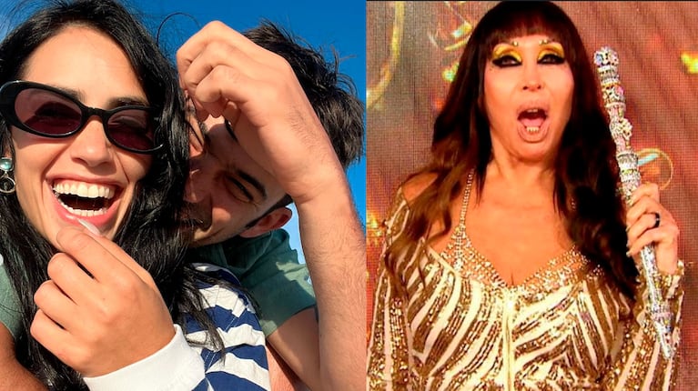 Moria Casán reaccionó al blanqueo del noviazgo de Lali Espósito y Pedro Rosemblat.