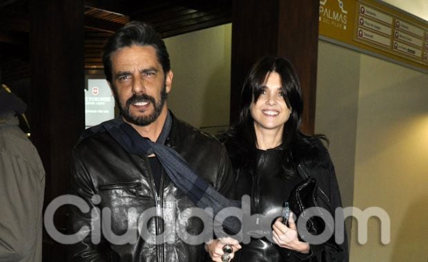 Mucho frío para Fabián Mazzei y Araceli González. (Foto: Jennifer Rubio-Ciudad.com)