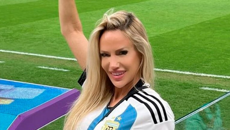 Mundial Qatar 2022: Luli Salazar mostró su outfit súper sensual para alentar a la Selección Argentina.