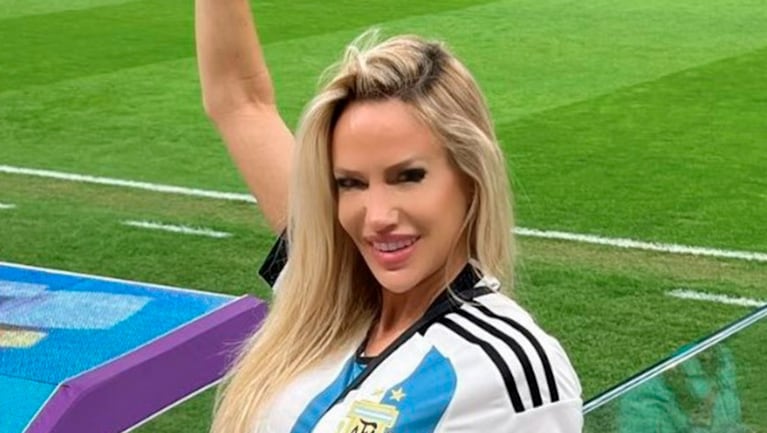 Mundial Qatar 2022: Luli Salazar mostró su outfit súper sensual para alentar a la Selección Argentina.