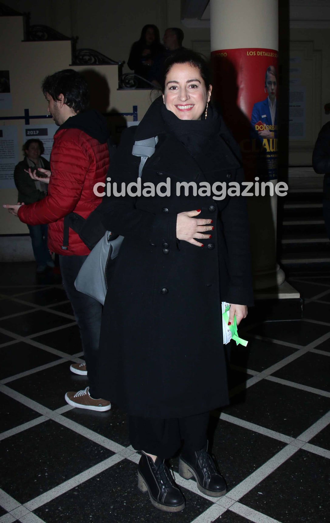 Muriel Santa Ana en la avant premiere de Claudia (Foto: Movilpress)