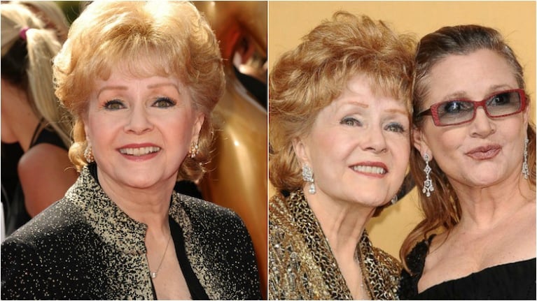 Murió Debbie Reynolds, un día después de la muerte de su hija Carrie Fisher. Foto: Web