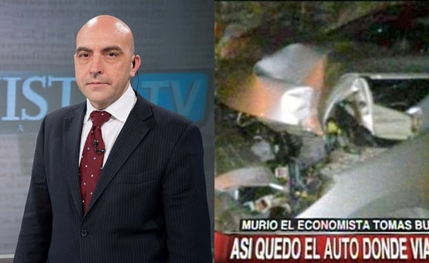 Murió el economista Tomás Bulat: (Foto: Web y C5N)