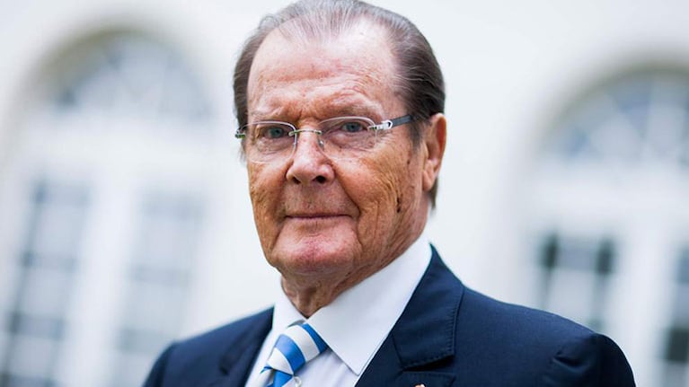 Murió Roger Moore, víctima de un cáncer. Foto: AFP.