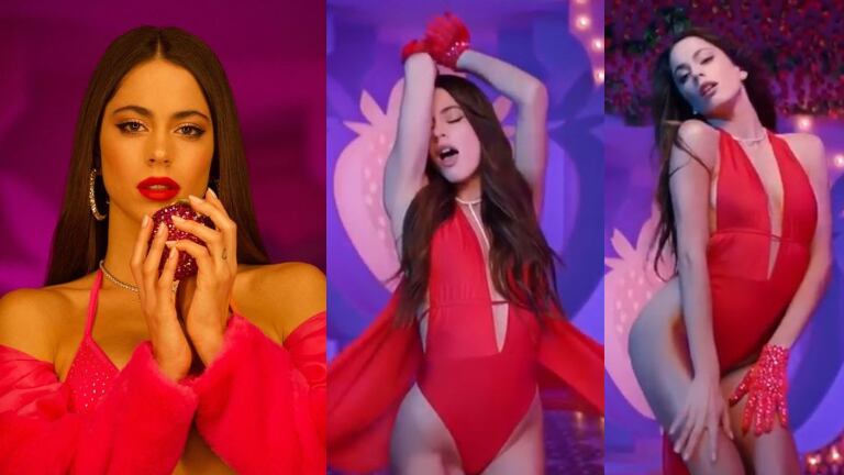 Muy sexy: así se la ve a Tini en el adelanto de su nuevo clip.