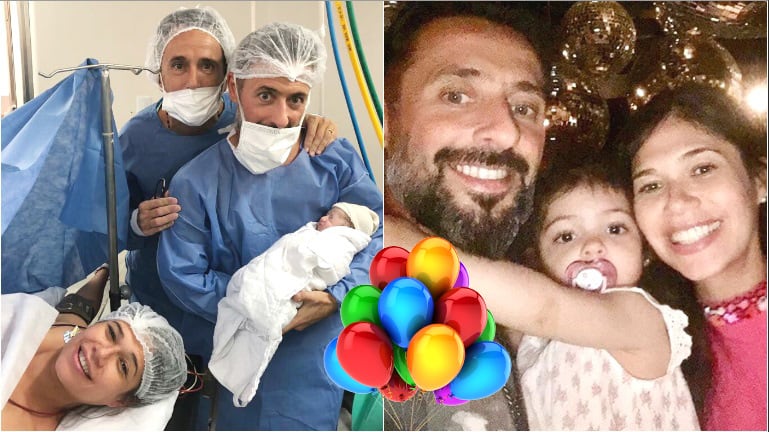 Nació Zoe, la segunda hija de Mariana de Melo y José Fortunato (Fotos: Twitter e Instagram)