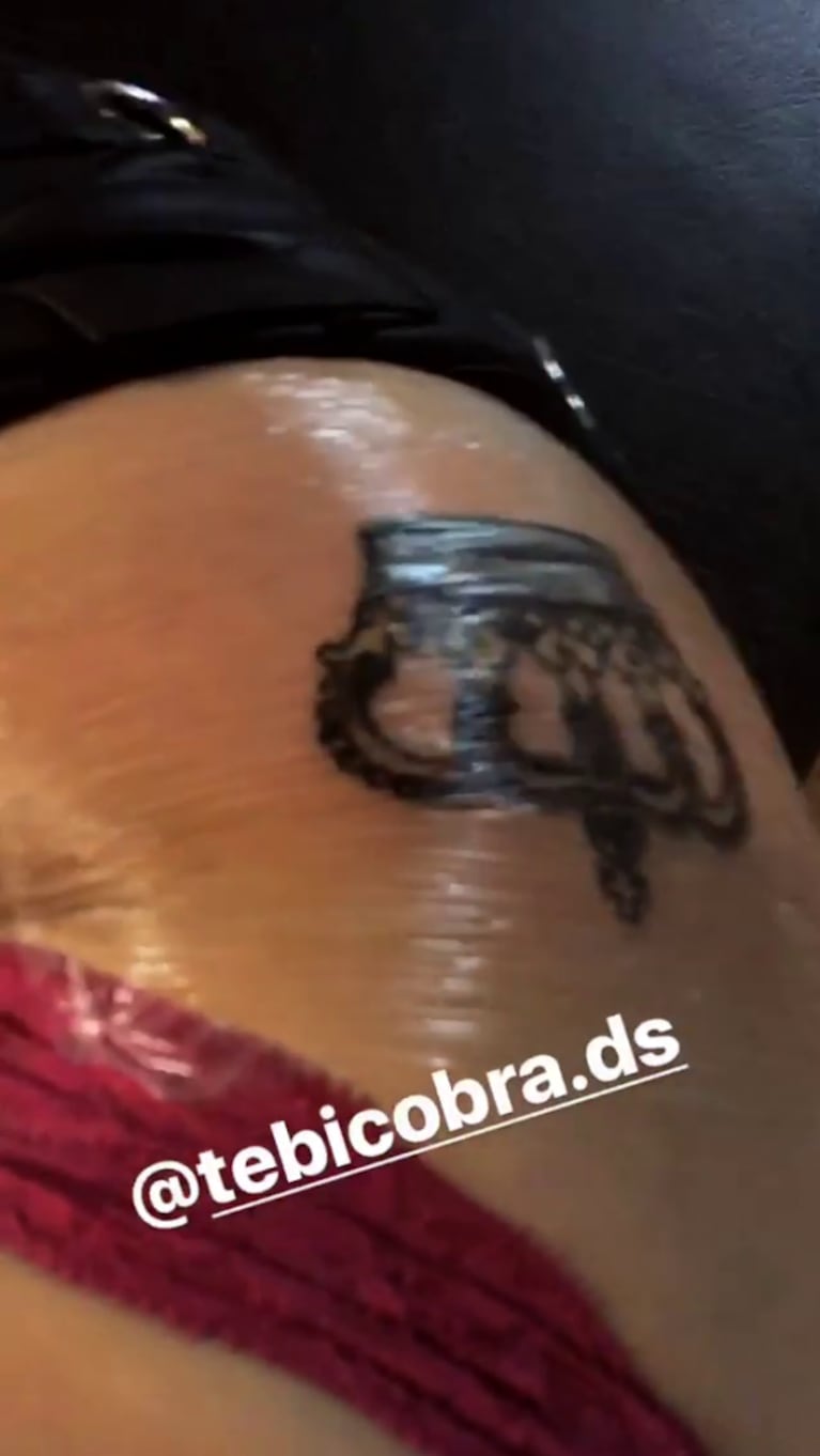 Nai Awada estrenó un tatuaje hot y lo mostró en bikini: "Tattoo de reina"