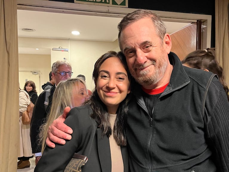 Nai Awada y su papá Alejandro. Foto: Gentileza Prensa