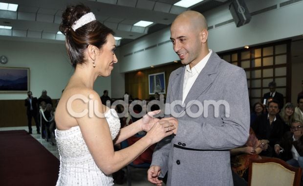 Nancy Anka y Nicolás Acosta, casados. (Foto: Jennifer Rubio-Ciudad.com)