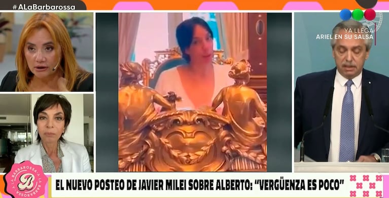 Nancy Pazos hizo un fuertísimo comentario en vivo al ver a Tamara Pettinato en el sillón de Rivadavia