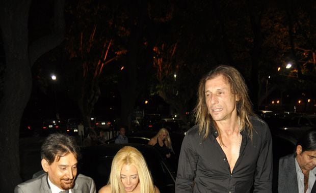 Nannis y Caniggia acapararon todos los flashes (Foto: Jennifer Rubio). 