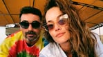 Natalia Borges, ex del Pocho Lavezzi, a los gritos en el aeropuerto de Nueva York.