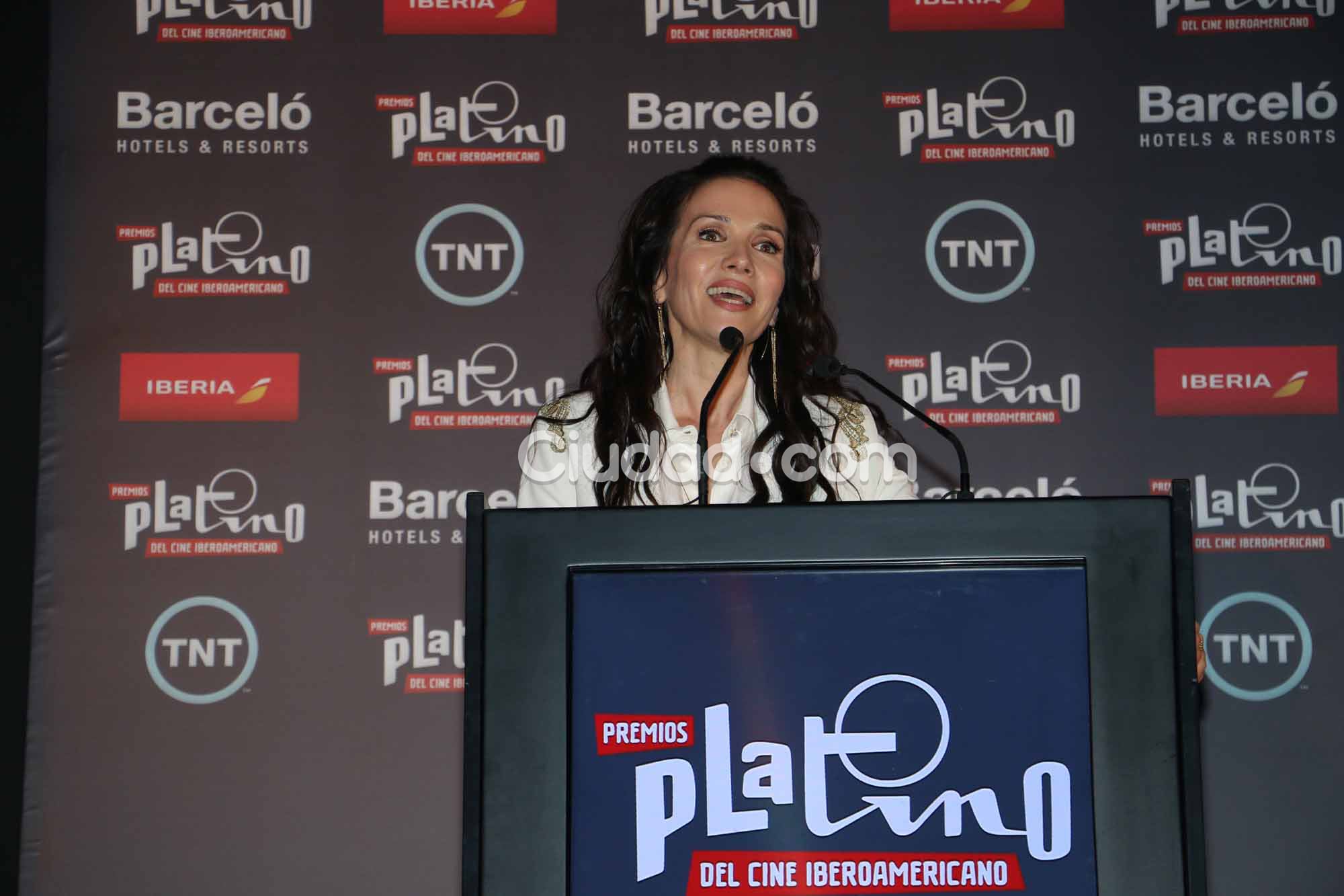 Natalia Oreiro, en las nominaciones de los Premios Platino (Foto: Movilpress)