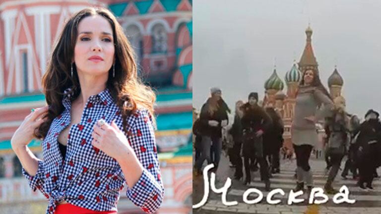 Natalia Oreiro mostró el furor de sus fans de Rusia bailando un tema de Gilda: Ni en mi más loco sueño imaginé esto