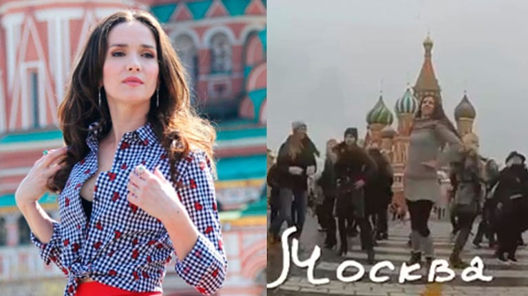 Natalia Oreiro mostró el furor de sus fans de Rusia bailando un tema de Gilda: Ni en mi más loco sueño imaginé esto