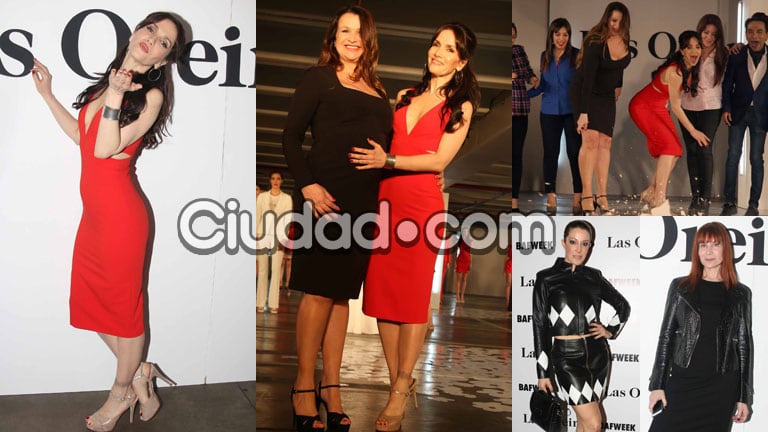 Natalia Oreiro y su hermana Adriana presentaron su nueva colección (Fotos: Movilpress).