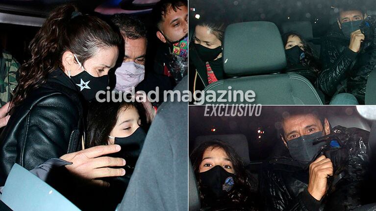 Natalia Oreiro y su hijo Atahualpa disfrutaron del recital que dio Ricardo Mollo (Foto: Movilpress)