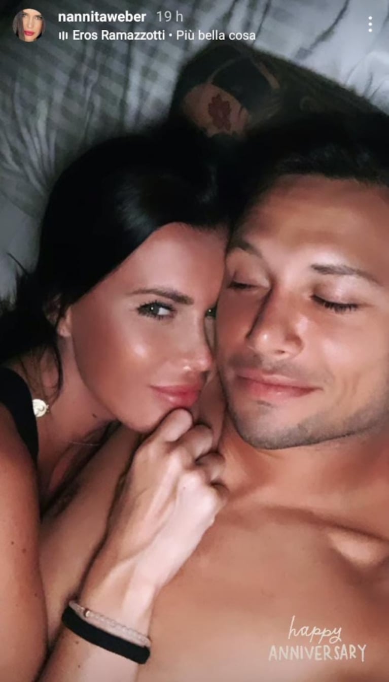 Natalie Weber celebró sus 12 años junto a Mauro Zárate con sus fotos más románticas: "Te amo, mi todo"