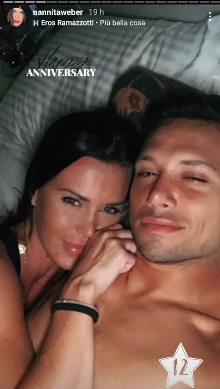 Natalie Weber celebró sus 12 años junto a Mauro Zárate con sus fotos más románticas: "Te amo, mi todo"