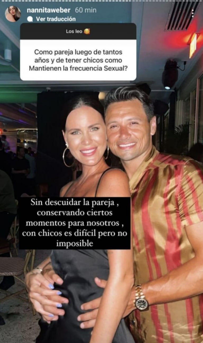 Natalie Weber contó cómo encuentran intimidad con Mauro Zárate teniendo dos hijos: "Conservamos momentos para nosotros" 