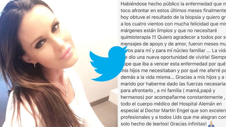 Natalie Weber contó una gran noticia en su cuenta de Twitter (Fotos: Web).