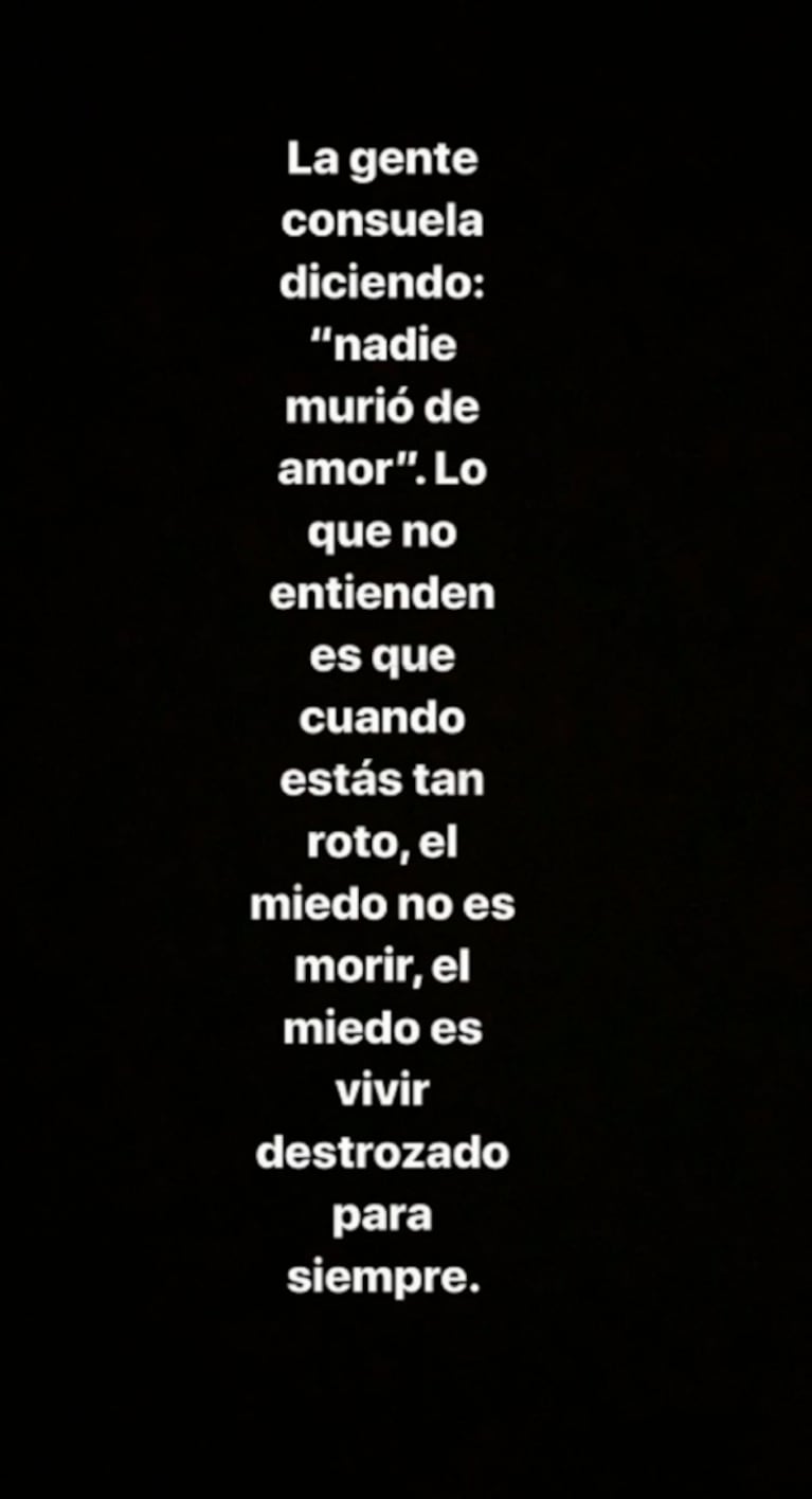 Nati Jota se separó de Bruno Siri tras casi dos años de noviazgo y dio el motivo: "Nos dejamos de entender"