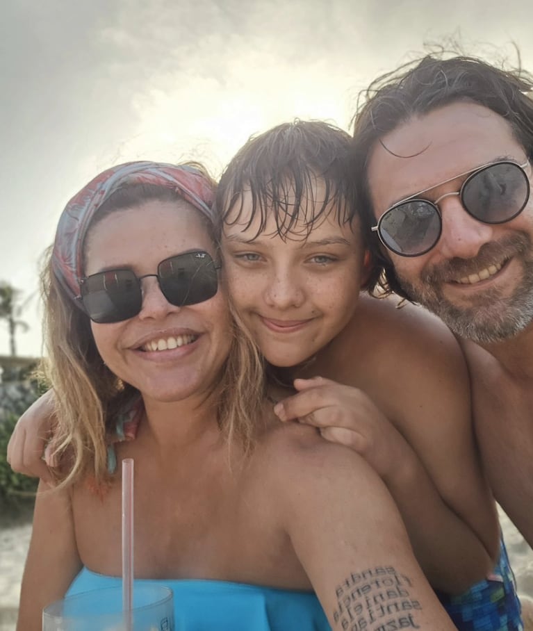 Naza viajó con su familia a Brasil.