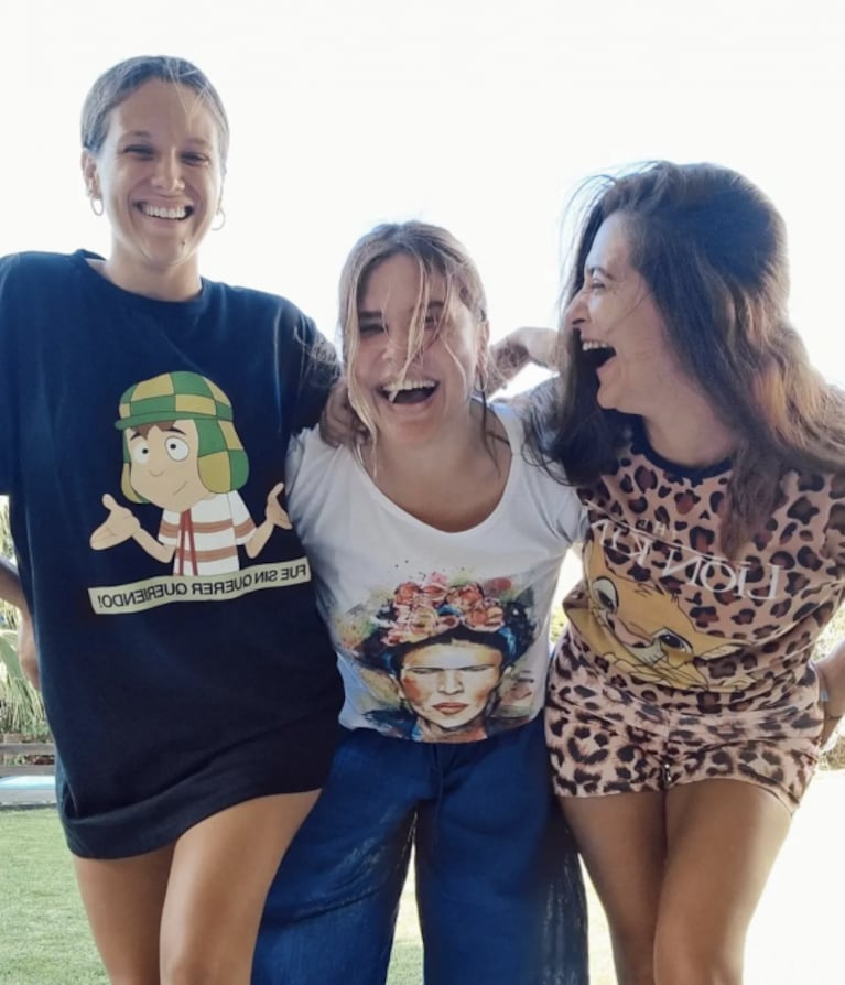 Nazarena Vélez presentó a su hermana Daniela, que vive en Miami: "Es la madrina de Barbie"