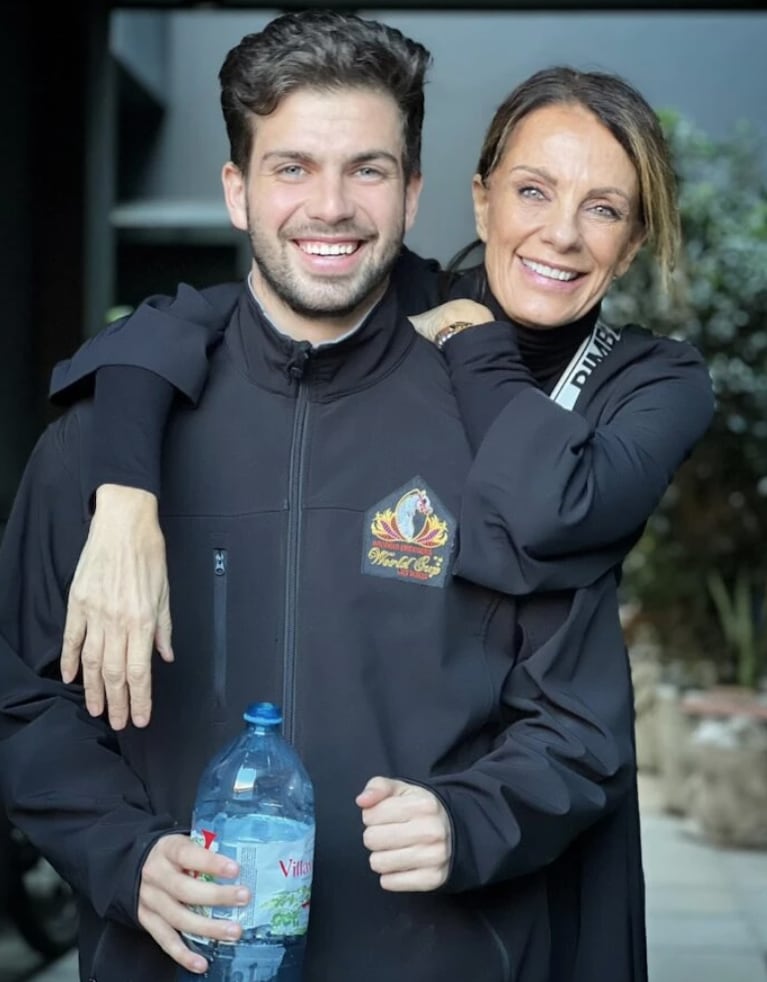 Nequi y su hijo Santos.