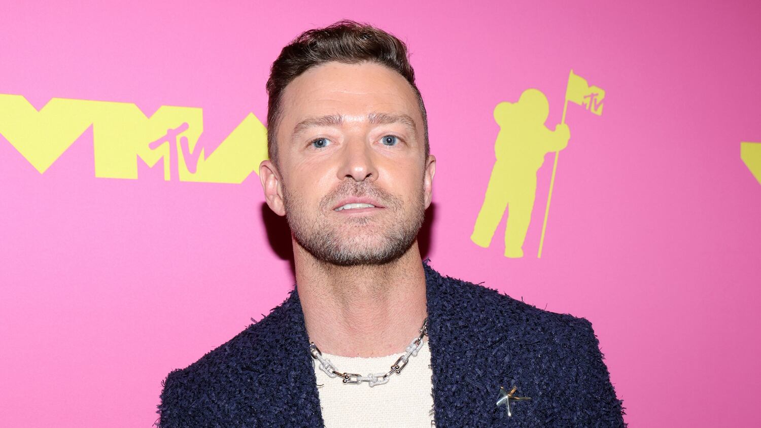 NEWARK, NEW JERSEY - SEPTEMBER 12: Justin Timberlake attends the 2023 MTV Video Music Awards at Prudential Center on September 12, 2023 in Newark, New Jersey. (Photo by Kevin Mazur/Getty Images for MTV)