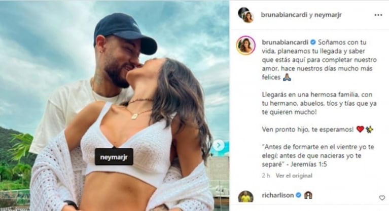 Neymar anunció que será padre y emocionó a todos: “¡Ven pronto hijo, te esperamos!”