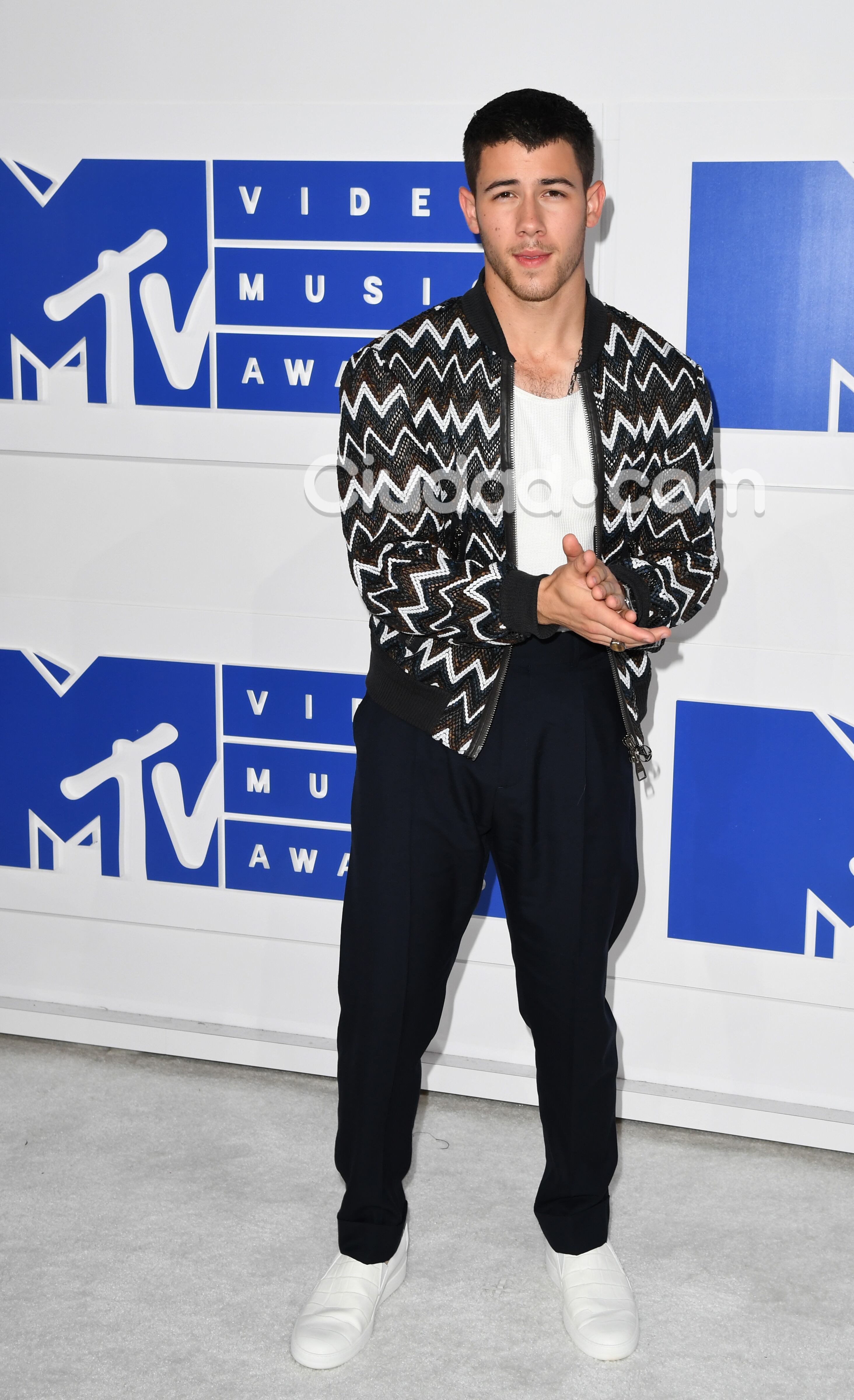 Nick Jonas en los premios MTV VMA 2016. Fotos: AFP