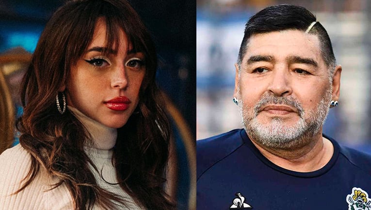 Nicki Nicole apuntó muy fuerte contra Diego Maradona.