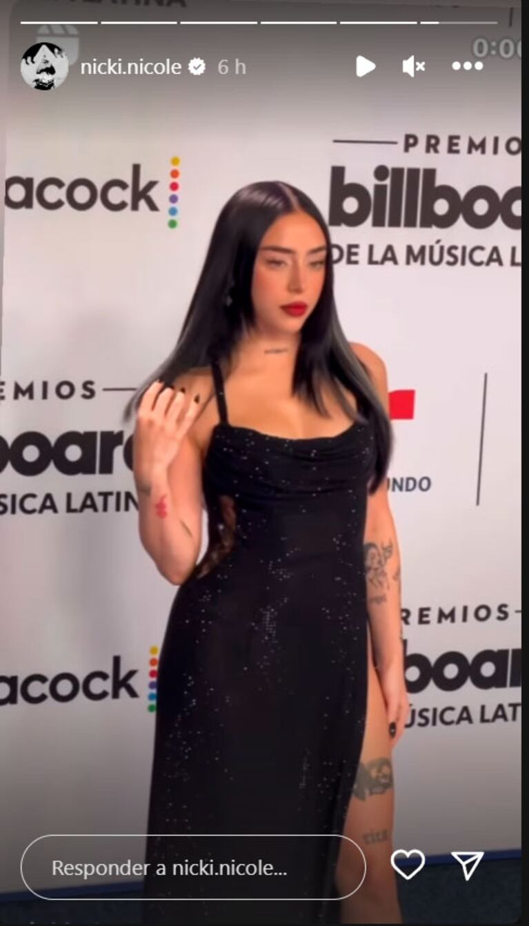 Nicki Nicole y Peso Pluma confirmaron con todo su noviazgo sobre el escenario de los Premios Billboard