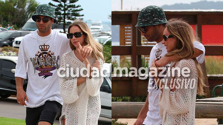 Nico Furtado y Ester Expósito, juntos y enamorados en Punta del Este. Fotos: GM Press.