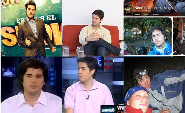 Nico Magaldi, según pasan los años. (Fotos: Web)