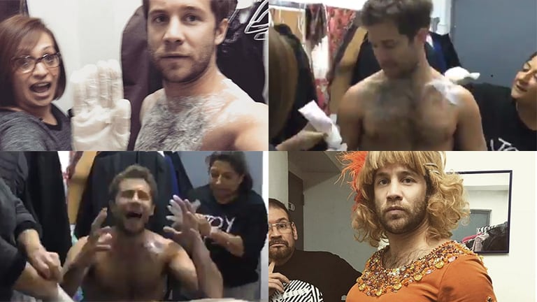 Nico Riera se cambió el look para Casa Valentina. Fotos: Instagram y Twitter.