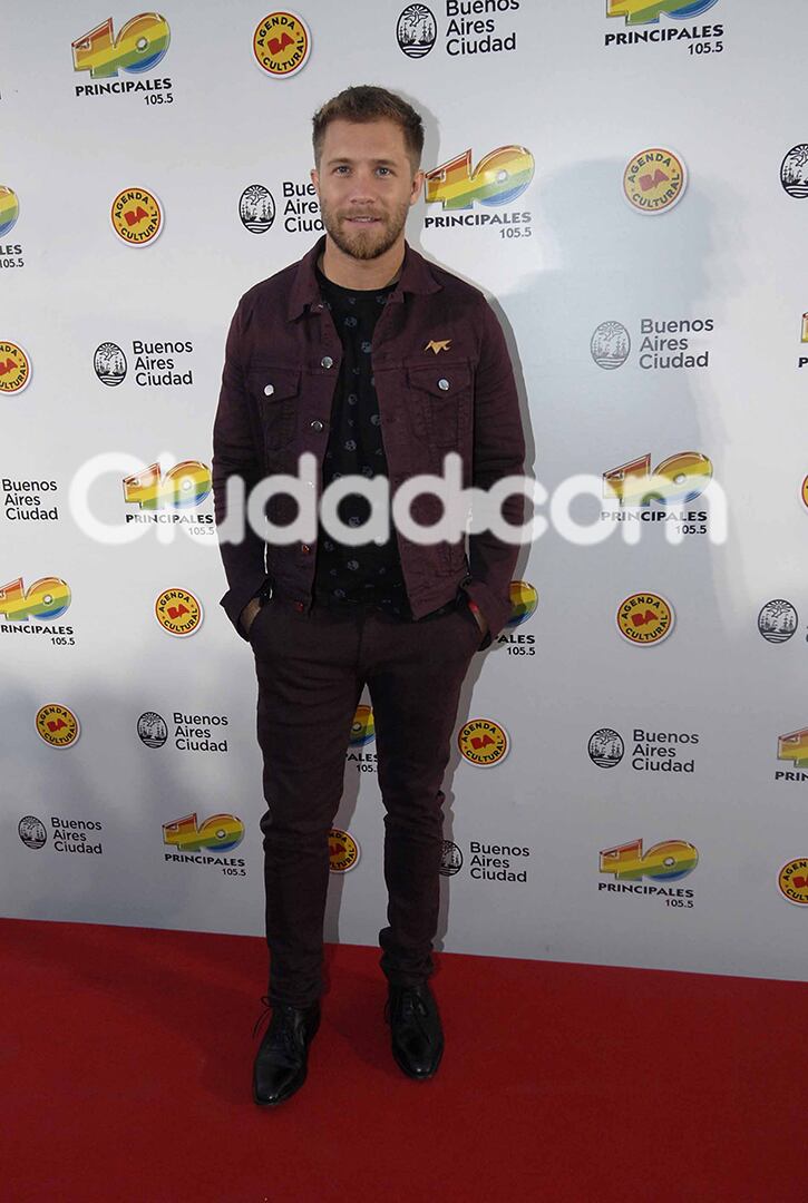 Nico Riera también presente en los premios.  (Foto: Movilpress)