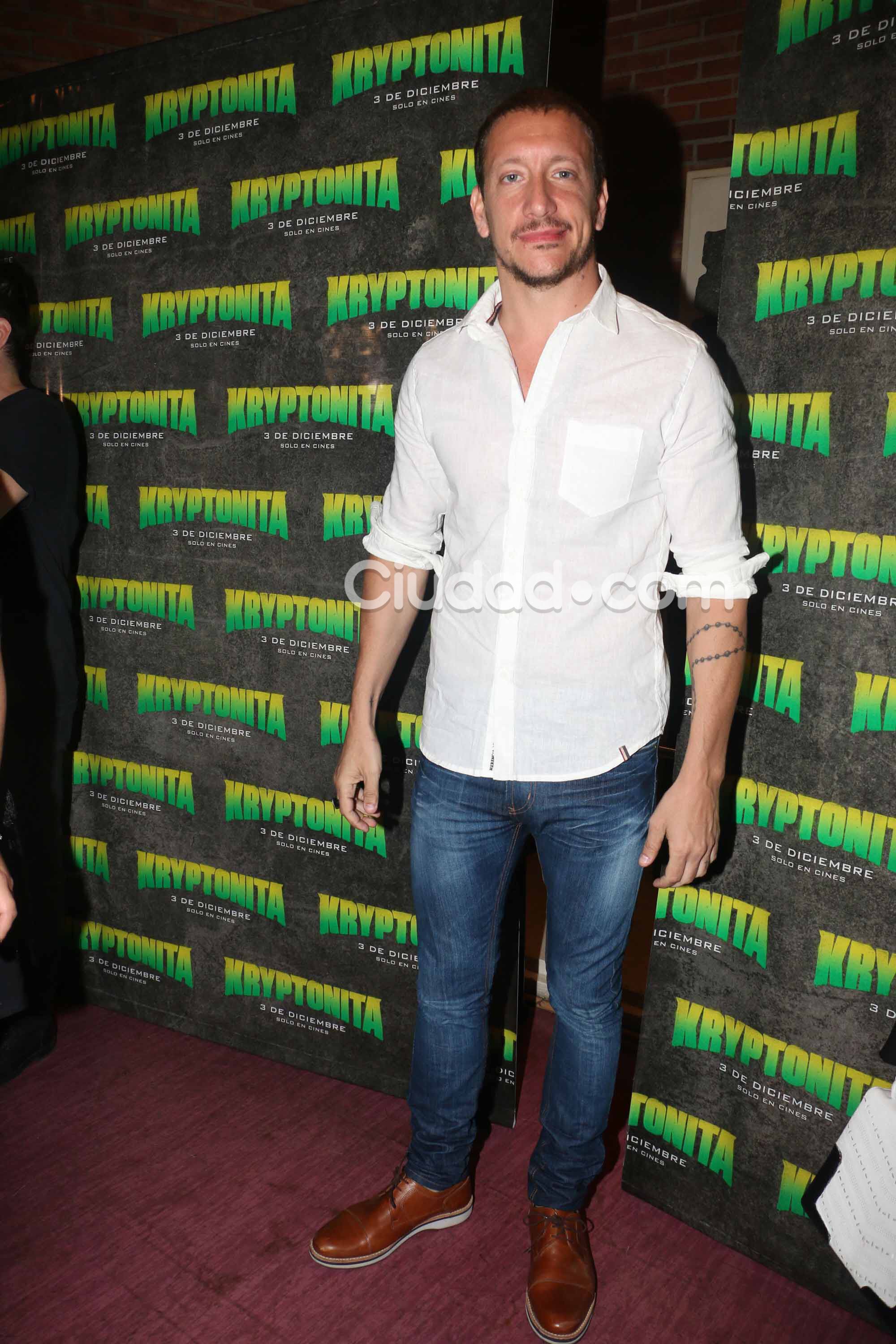 Nico Vázquez en el estreno de Kryptonita. Foto: Movilpress-Ciudad.com.